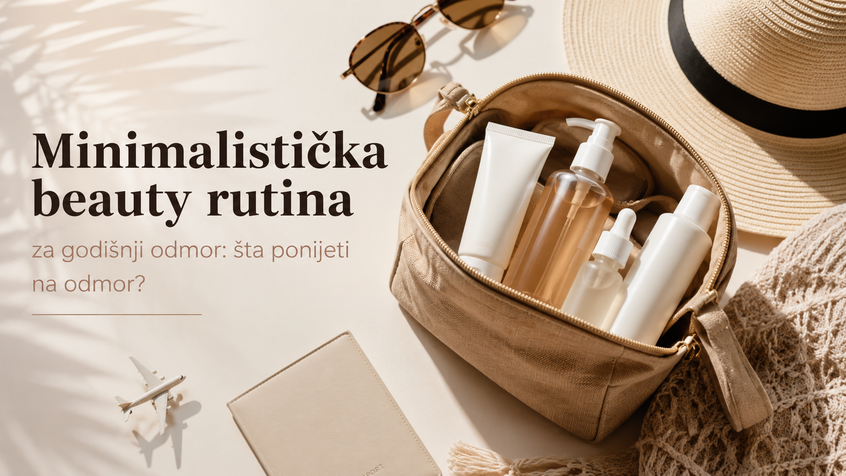 Minimalistička beauty rutina za godišnji odmor: šta ponijeti na odmor, a šta ostaviti kod kuće?